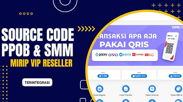Source Code PPOB dan TopUp Game | Digi, VIP | Tripay Duitku
