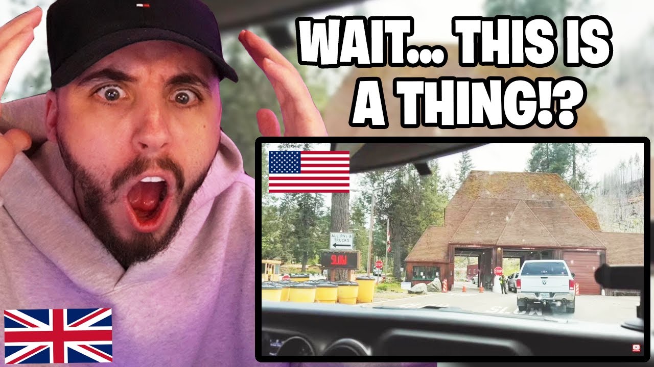 Brit Reacts to European Goes To America For The First Time! (California ...
