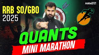 IBPS RRB GBO Scale 2 &amp; 3 2025 | Quants Mini Marathon | RRB SO Quant By Rahul Meena