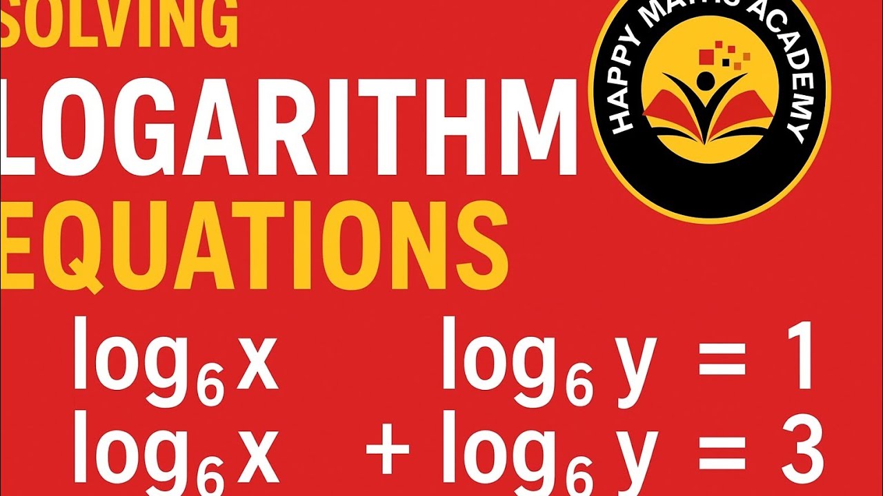 Solving Logarithm Equations Step by Step I Easy Math Guide - YouTube