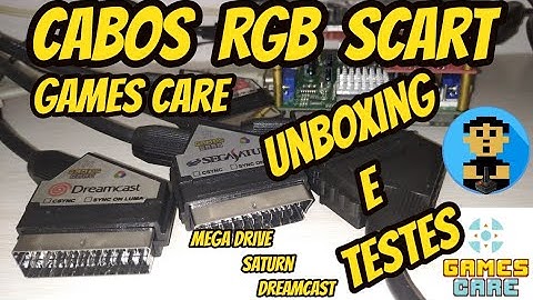 Cabos RGB Scart (GamesCare) - Unboxing e Testes