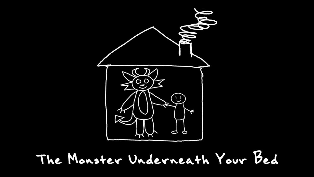 Monster under the bed песня. Monster under my Bed. The Monsters were never under my Bed.