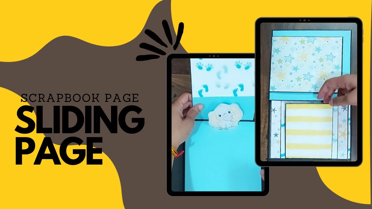 SLIDING POPUP PAGE || SCRAPBOOK PAGE - YouTube