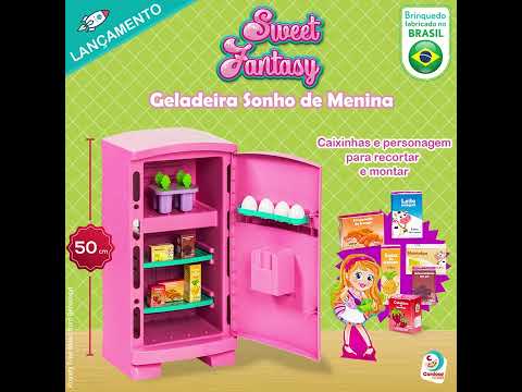 Brincadeira de Casinha - Sweet Fantasy - Geladeira - Gela