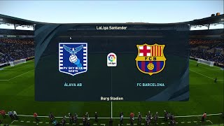 PES 2021 - Barcelona vs Alaves | La Liga 21/22 Matchday 9 | PC Gameplay | [4K]
