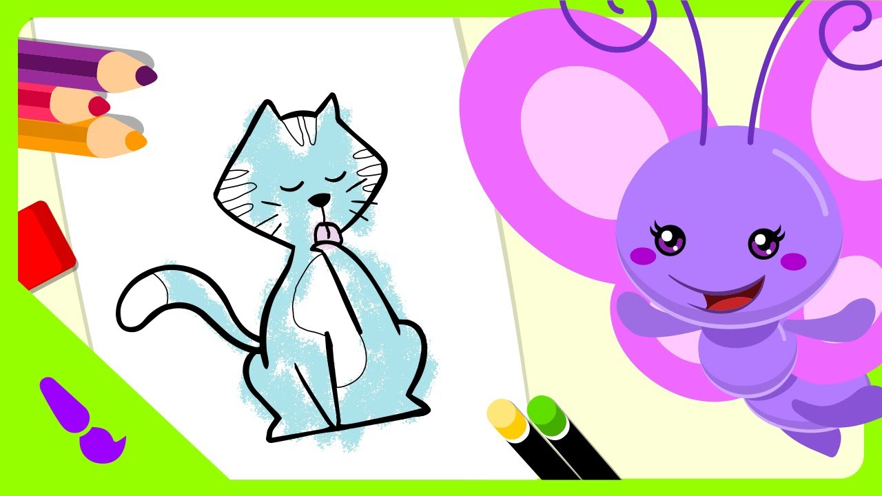 Galinha Pintadinha Mini - Pintura Mágica - Atirei o Pau no Gato - YouTube