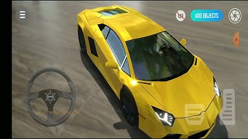 Augmented Reality Lamborghini Drive in Living Room With Virtual Props
