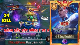 Top Raz 1 Vs 9 With 24 Kills, Spine Breaking Is Real