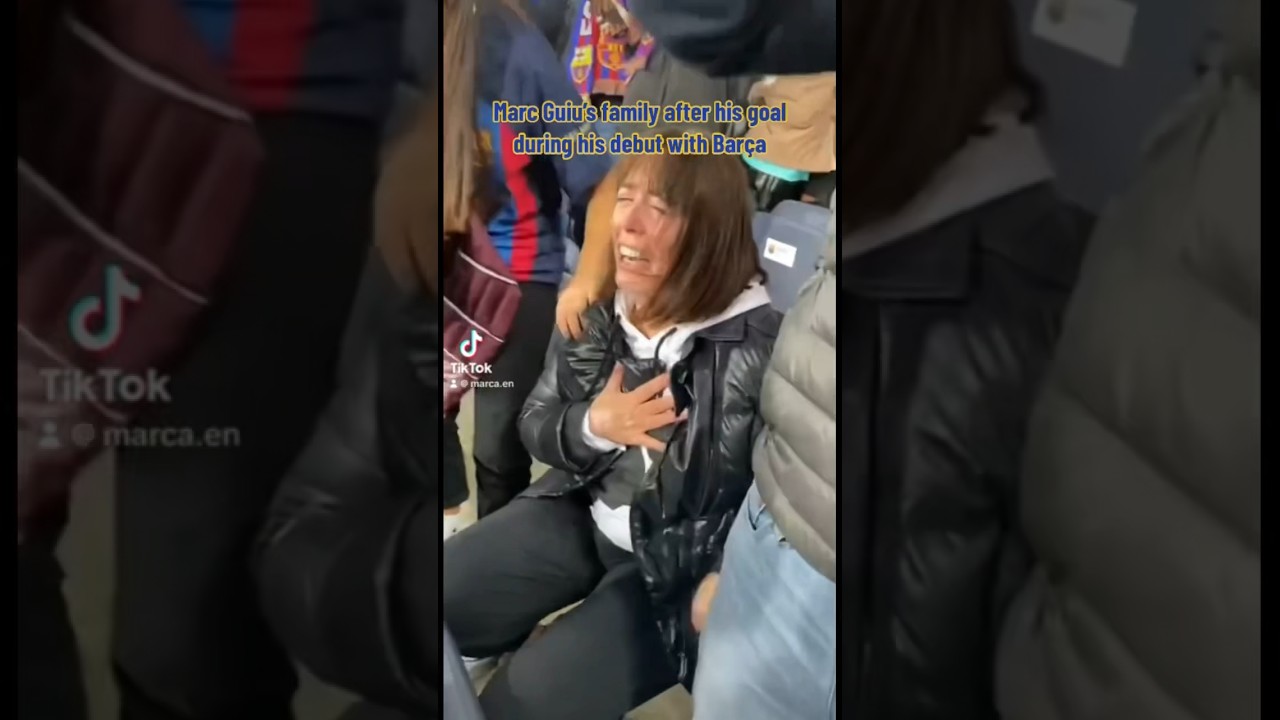 Guiu (17 y/o) scored a goal 23 seconds after stepping onto the pitch 🥺⚽️❤️