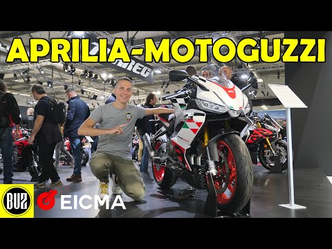 APRILIA E MOTOGUZZI: poche NOVITA' ma un grande RITORNO! 😍 [EICMA 2022]