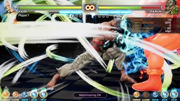 FIGHTING EX LAYER BETA (DEMO) Kairi Combo 2