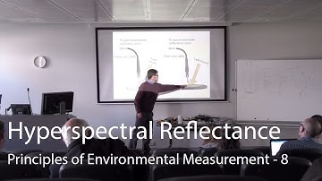 Hyperspectral Reflectance - Principles of Environmental Measurement Lecture 8