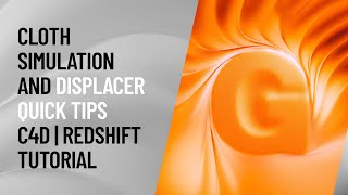 Cinema 4D Tutorial - Cloth Simulation And Displacer Quick tips (Redshift)