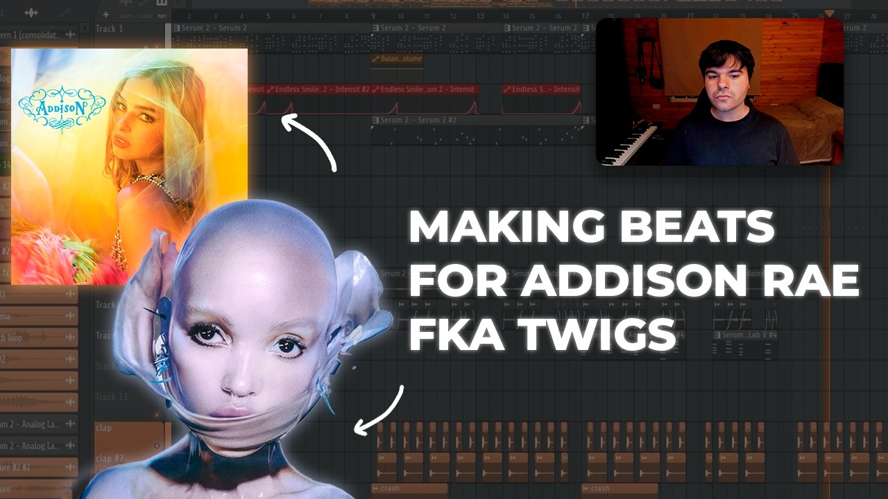 Making beats for Addison Rae, FKA Twigs - YouTube