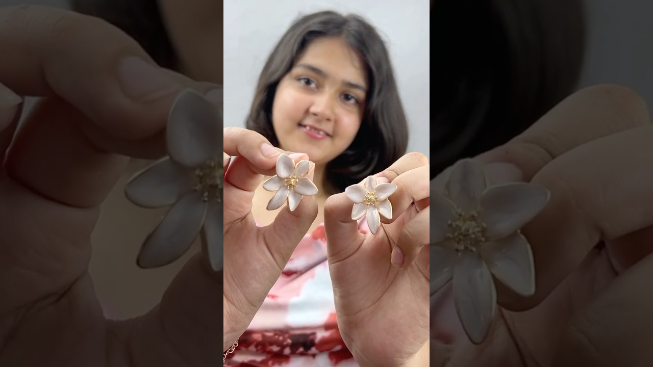 Buy these beautiful flower earrings now at adornicafashion.in 🌸💫 