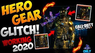 BO3 GLITCHES INSANE HERO GEAR GLITCH WORKING 2020!! GET HERO GEAR FOR ALL SPECIALISTS EASILY!