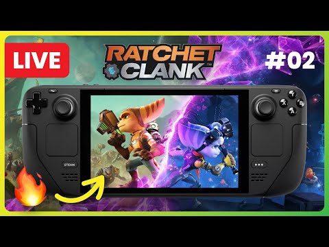 Continuando Ratchet & Clank: Em Uma Outra Dimensão no Steam Deck