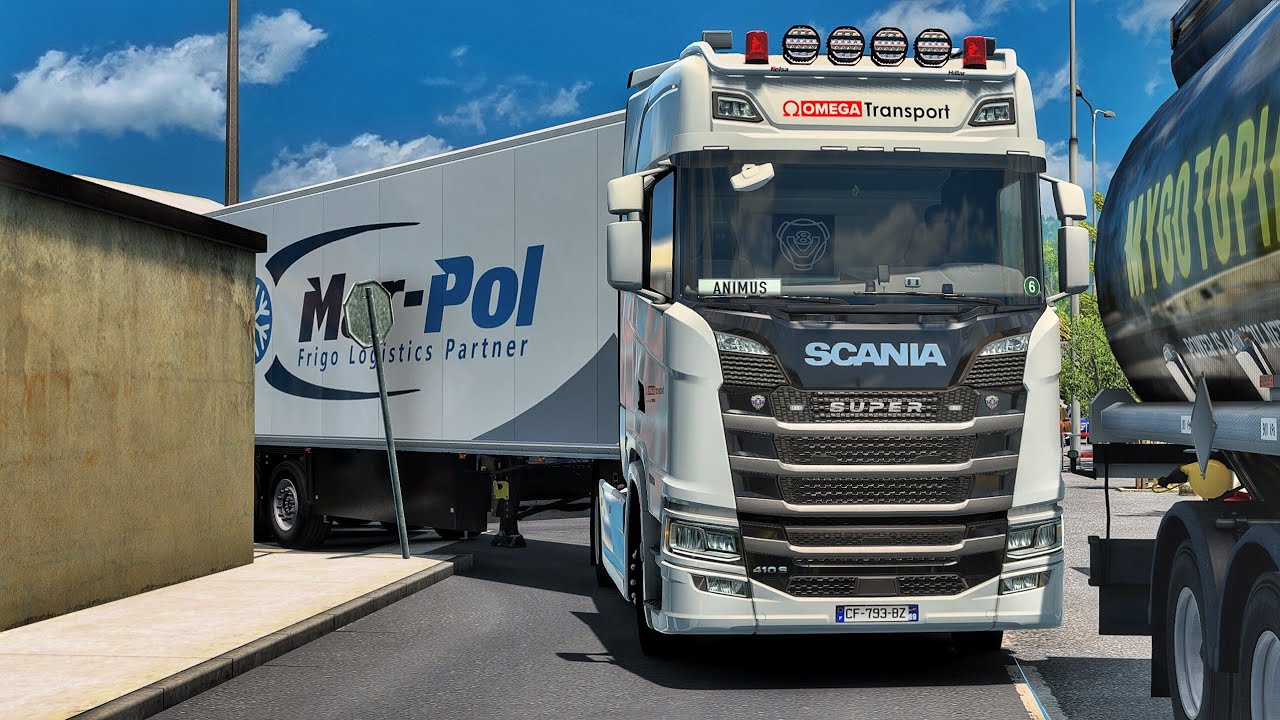 Delivery Through Narrow Roads to Countryside | #ets2