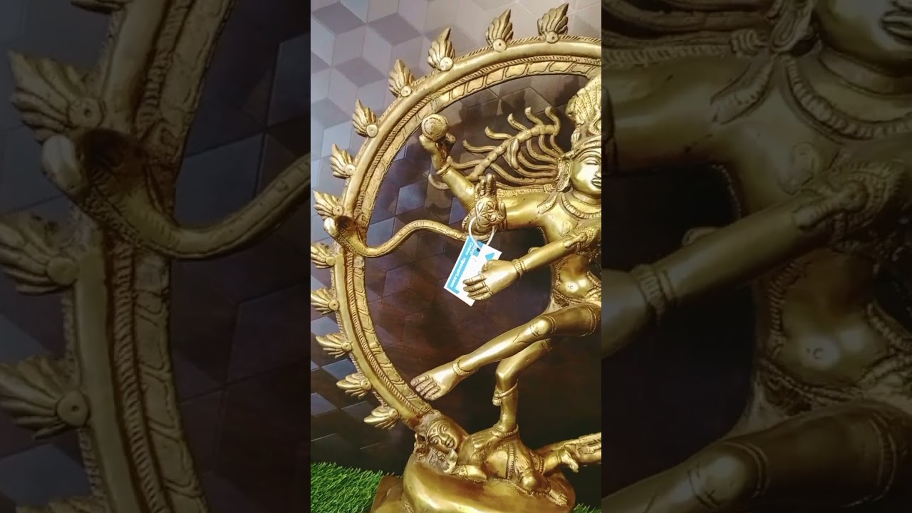 Brass natarajar statue vgocart coimbatore india