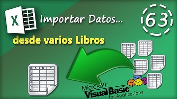 Importar Datos desde varios Libros de Excel | VBA Excel 2013 #63