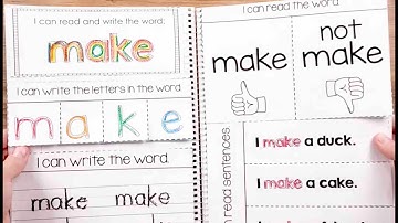Sight Word Interactive Notebook