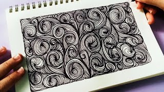 Day33 Zentangle Tutorial For Beginners