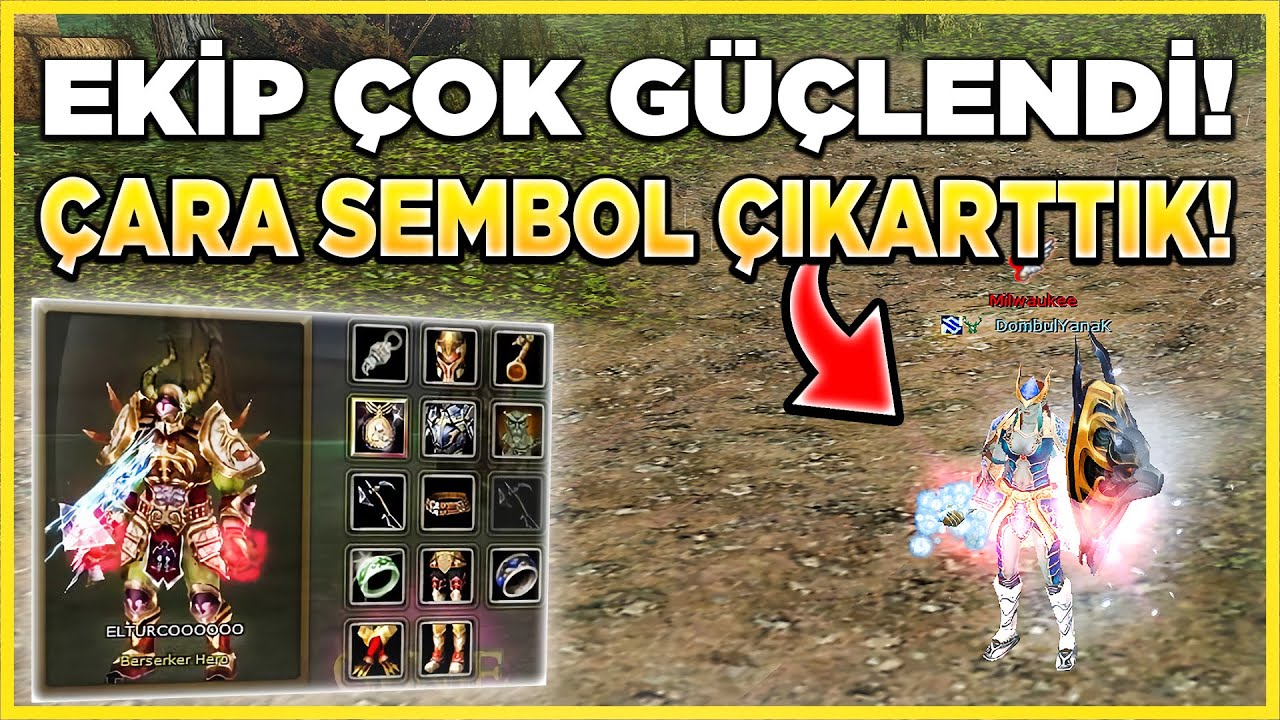 YENİ İTEMLERLE EKİP ÇOK GÜÇLENDİ! 🔥 | ÇARA SEMBOL ÇIKARTTIK! 💎 | Knight Online Zero #43