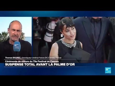 Suspense total avant l'annonce de la Palme d'or &bull; FRANCE 24

Quel film pour succ&eacute;der &agrave; "Un simple accident" ? Le jury s'est retir&eacute; et le suspense est total &agrave; moins de deux heures de la c&eacute;r&eacute;monie de cl&ocirc;ture de la 79e &eacute;dition du Festival de Cannes.

#Suspense #total #avant #lannonce #Palme