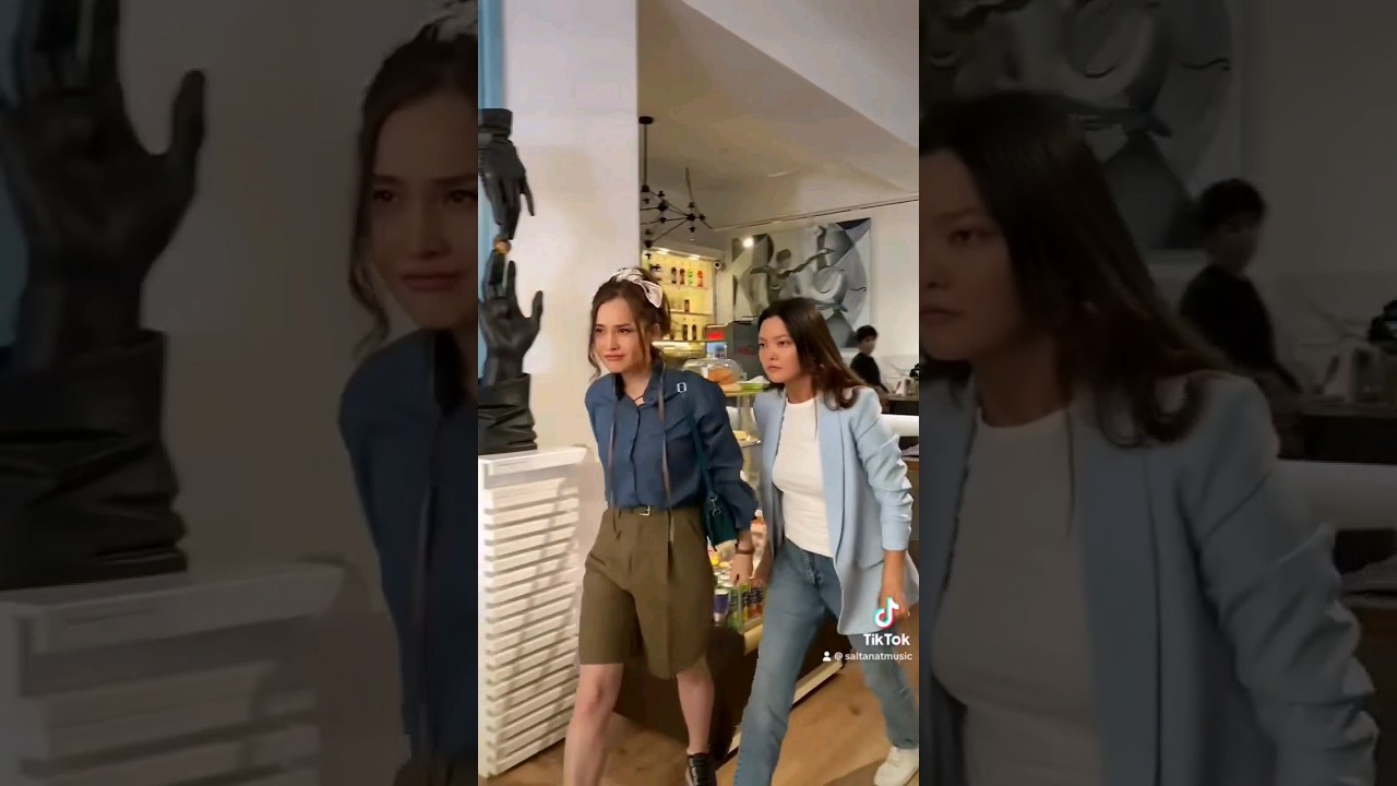 Салтанат Құдайберген & Жанель Серғазина Тик Ток Тренд 