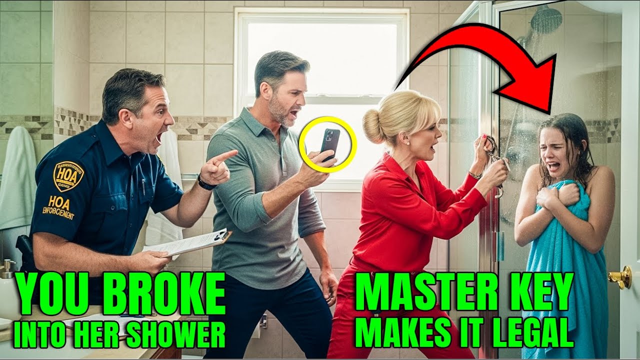 Карен из HOA открыла дверь душа моей дочери своим отмычкой — судья выдал ордер на их арест в прям...