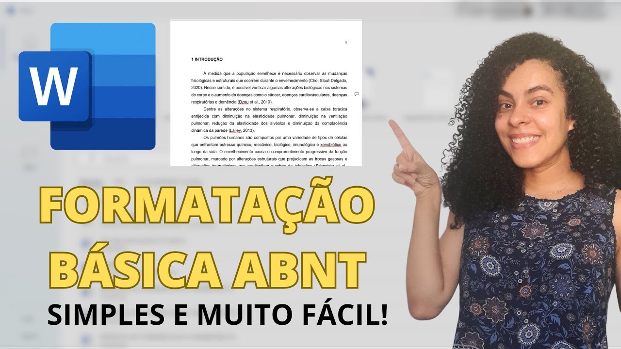 Normas ABNT: Como Fazer a Formatação Básica no Word - YouTube