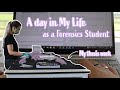 Day in my life as a forensic anthropology student  labs library  dissertation vlog