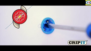 GripIt Plasterboard Fixing 25mm Blue 25 Pk and 100 Pk  | Items 11152 56295