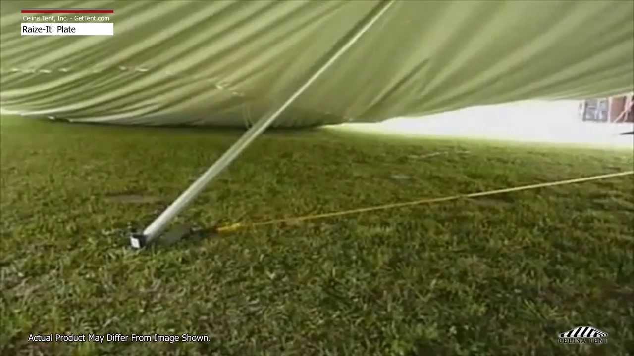 Raize It Plate Center Pole Skid Plate for Pole / Tension Tent