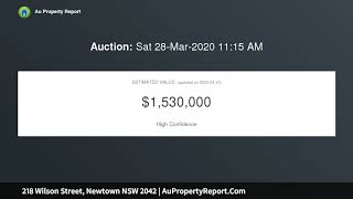218 Wilson Street, Newtown NSW 2042 | AuPropertyReport.Com