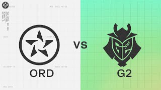 ORDER (ORD) vs G2 Esports (G2) Maçı | MSI 2022 Grup Aşaması 1. Gün