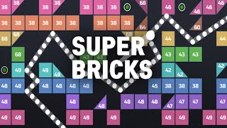 Super Bricks : Bricks Breaker (by SUPERBOX) IOS Gameplay Video (HD) screenshot 1