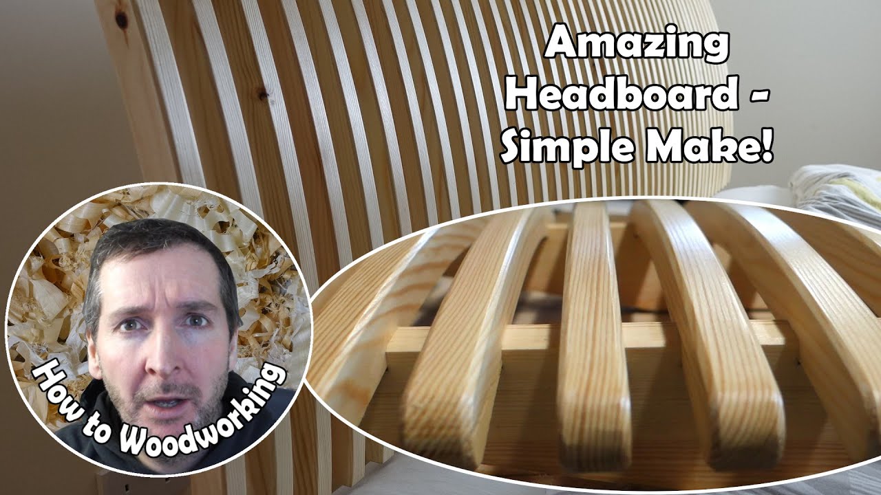 How to curve timber and make a headboard for less than $50!!! 