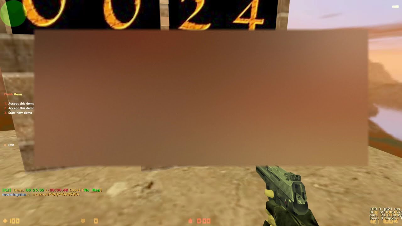 outside on fastrun done in 25.02 NEW WR (edit: !NOT! cheated.)