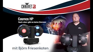 Projecteur Effet Lumière Cosmos HP De Chauvet DJ - Cônes De Lumière Nets, Moteurs Rotatifs - Pour Spectacles, événements