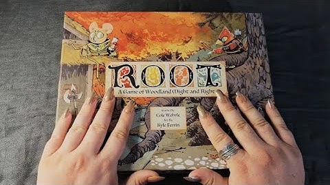 ASMR with Beautiful Board Game ~ tapping, cards, crinkles, cardboard ~ soft spoken