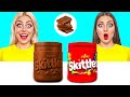 チョコレートの食べ物 vs 本物の食べ物のチャレンジ | クレイジーなハックとレシピ Choco DO