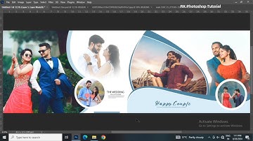 How To Create Wedding Album Design In Photoshop Tutorial /12x36 Album / Photo Album #photoshop
