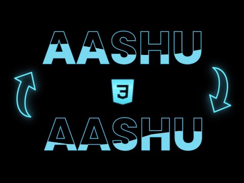 🌊 Water Wave Text Animation | HTML & CSS | Ashutosh Python