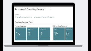 Purchase Requisition Demo for D365 BC by Tech Ventures
