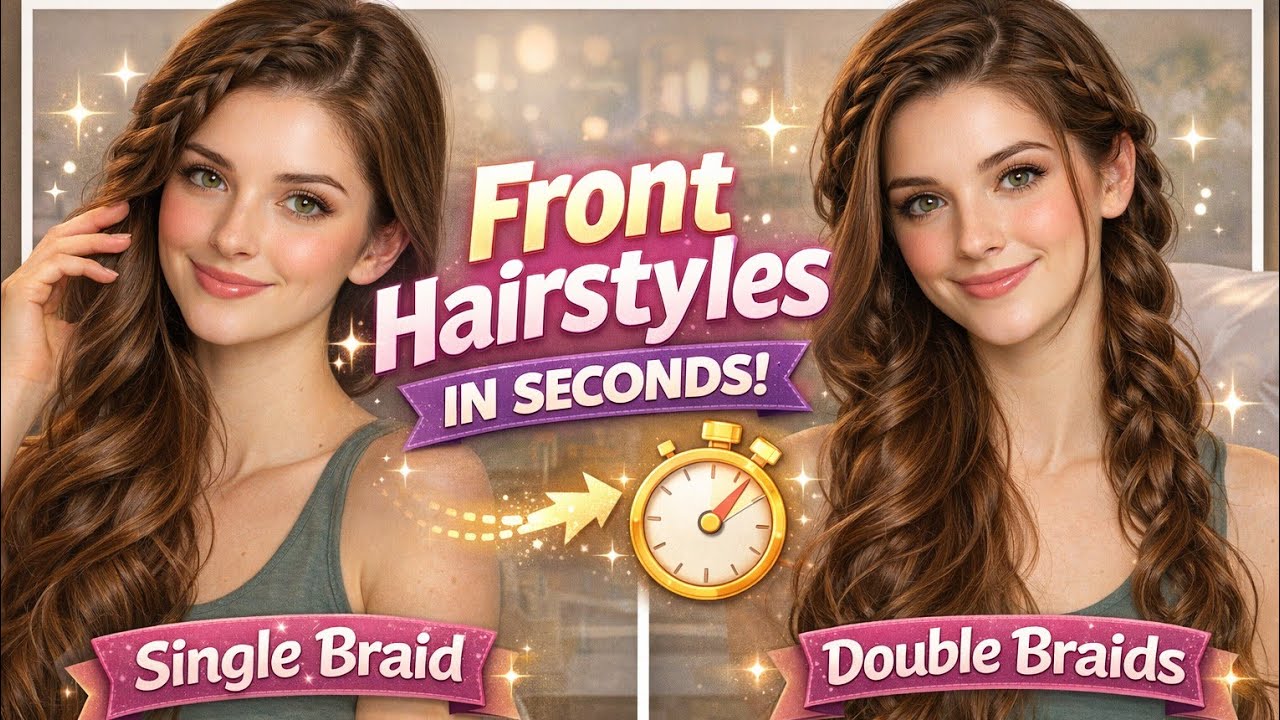 Front hairstyles #demanded video #longhair#hair#hairstyle#haircare#longhairgrowthtips#love#shiv