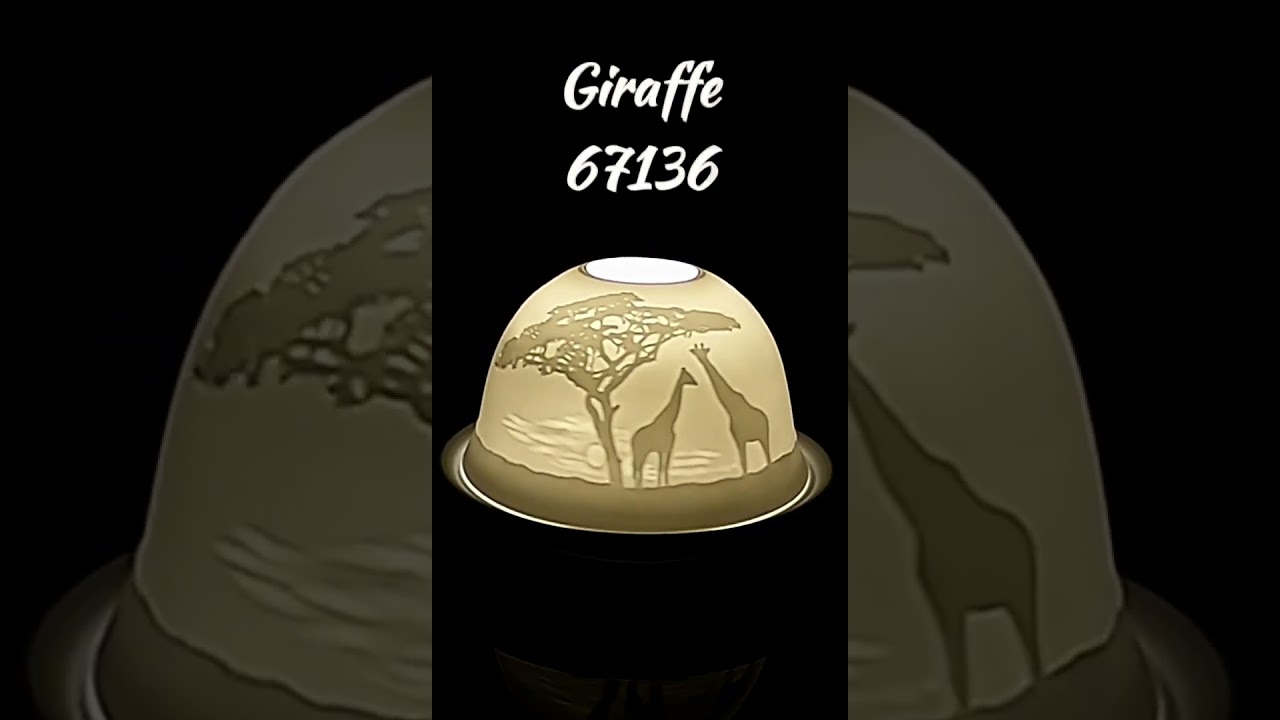 Nordic Lights Giraffe Tealight Holder 67136 