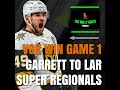 VGK Takes Game 1, Super Regionals, Garrett to LAR, CFB Playoff Schedule, & Top 12 Eggs