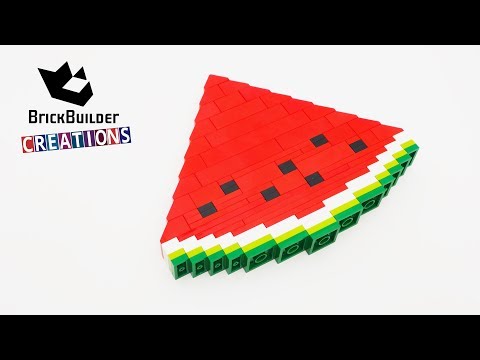 LEGO MOC WATERMELON SLICE | 117pcs | Brick Builder Creations