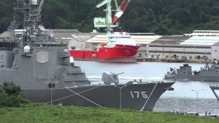 M140904 海上自衛隊舞鶴基地 『はやぶさ』、『ひうち』出港